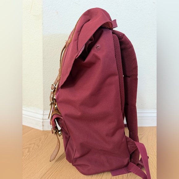 Herschel Supply Co Little America Backpack Windsor Wine Red Laptop - Picture 6 of 9
